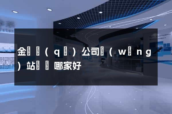 金東區(qū)公司網(wǎng)站設計哪家好