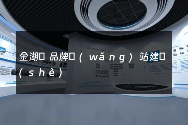 金湖縣品牌網(wǎng)站建設(shè)