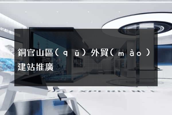 銅官山區(qū)外貿(mào)建站推廣