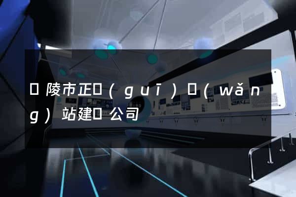 銅陵市正規(guī)網(wǎng)站建設公司
