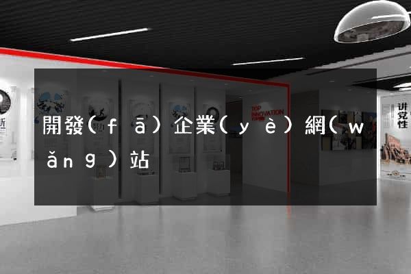 開發(fā)企業(yè)網(wǎng)站