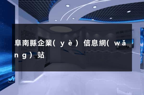阜南縣企業(yè)信息網(wǎng)站