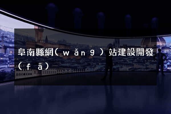 阜南縣網(wǎng)站建設開發(fā)