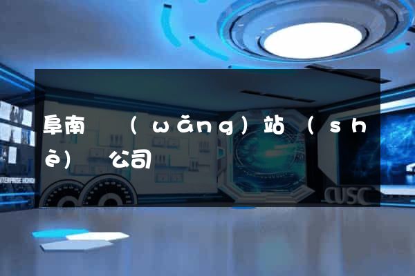 阜南縣網(wǎng)站設(shè)計公司