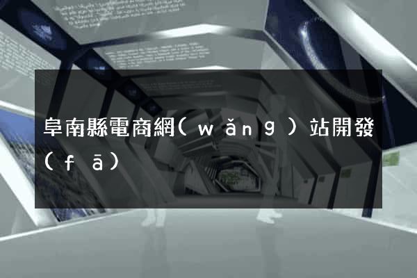 阜南縣電商網(wǎng)站開發(fā)