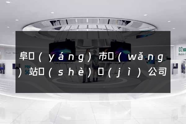 阜陽(yáng)市網(wǎng)站設(shè)計(jì)公司