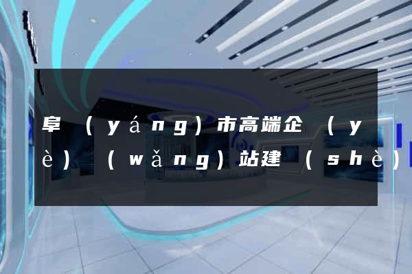 阜陽(yáng)市高端企業(yè)網(wǎng)站建設(shè)公司