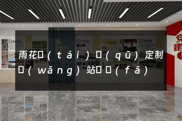 雨花臺(tái)區(qū)定制網(wǎng)站開發(fā)