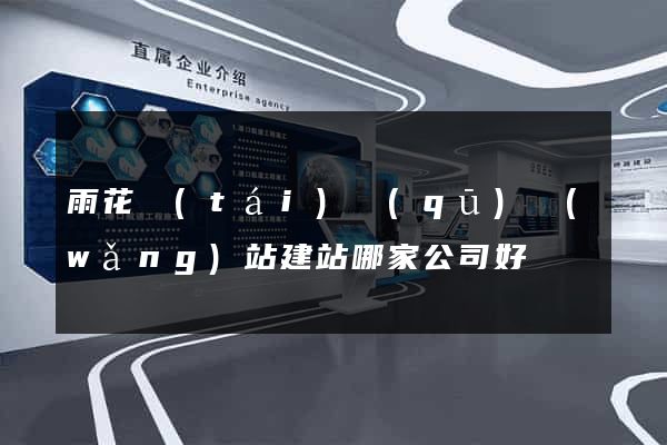 雨花臺(tái)區(qū)網(wǎng)站建站哪家公司好