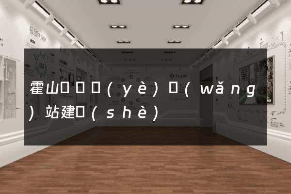 霍山縣專業(yè)網(wǎng)站建設(shè)