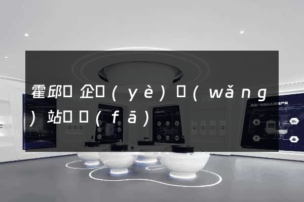 霍邱縣企業(yè)網(wǎng)站開發(fā)