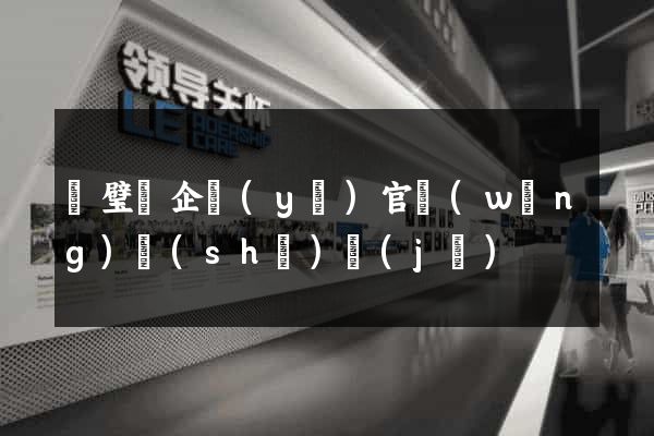 靈璧縣企業(yè)官網(wǎng)設(shè)計(jì)