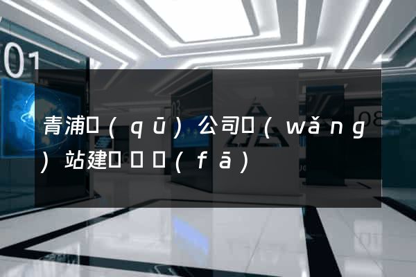 青浦區(qū)公司網(wǎng)站建設開發(fā)