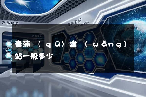青浦區(qū)建網(wǎng)站一般多少錢