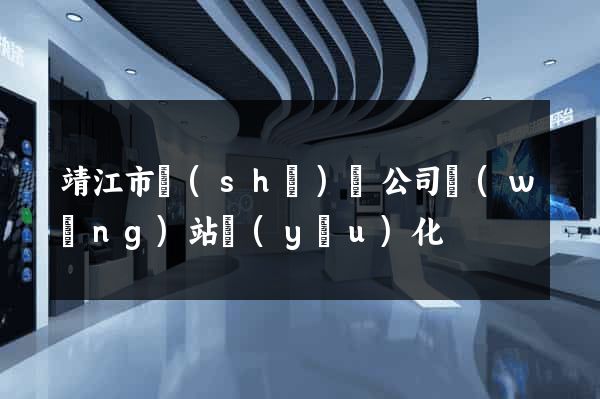 靖江市設(shè)計公司網(wǎng)站優(yōu)化