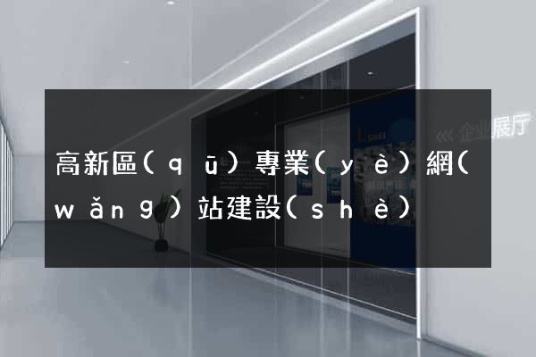 高新區(qū)專業(yè)網(wǎng)站建設(shè)