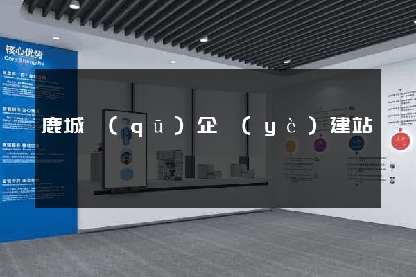 鹿城區(qū)企業(yè)建站