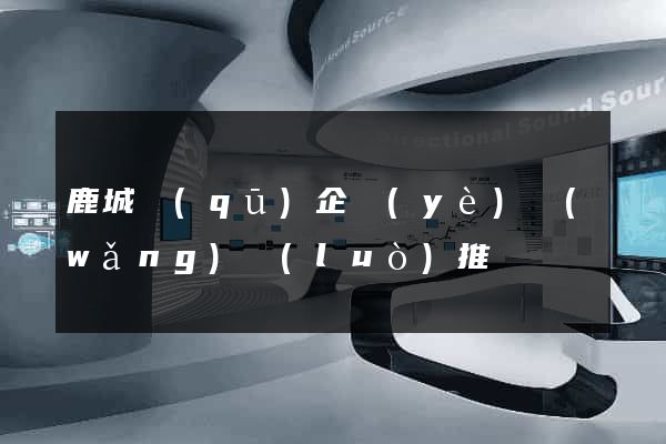 鹿城區(qū)企業(yè)網(wǎng)絡(luò)推廣