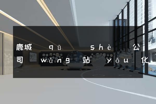 鹿城區(qū)設(shè)計公司網(wǎng)站優(yōu)化