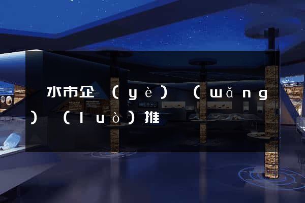 麗水市企業(yè)網(wǎng)絡(luò)推廣