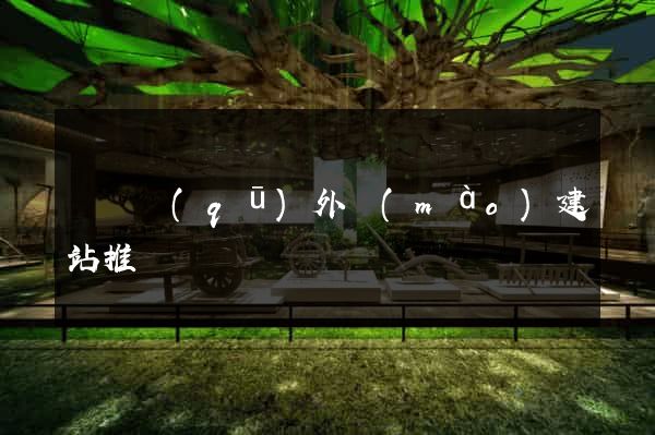 黃巖區(qū)外貿(mào)建站推廣