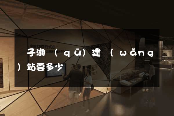 龍子湖區(qū)建網(wǎng)站要多少錢