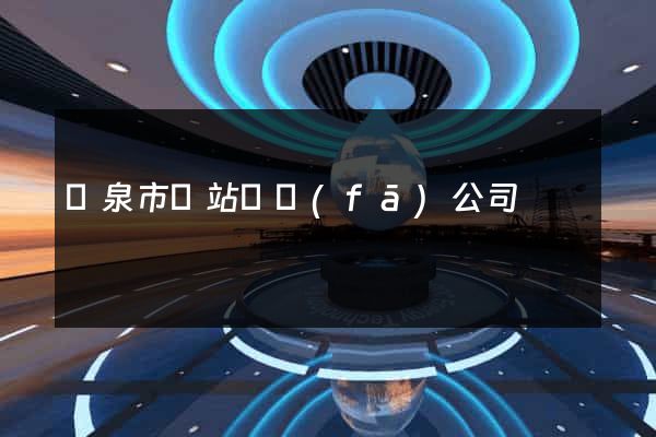 龍泉市網站開發(fā)公司