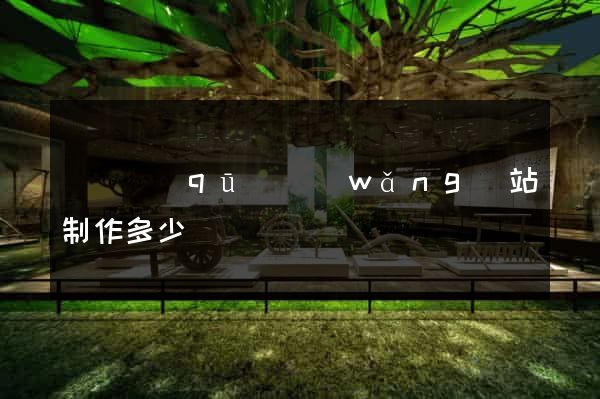 龍灣區(qū)網(wǎng)站制作多少錢