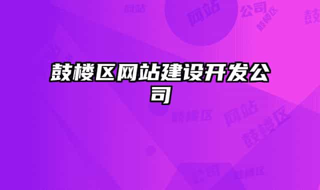 鼓樓區(qū)網(wǎng)站建設(shè)開發(fā)公司