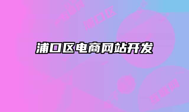 浦口區(qū)電商網(wǎng)站開發(fā)