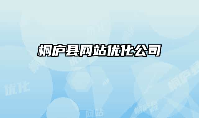 桐廬縣網(wǎng)站優(yōu)化公司