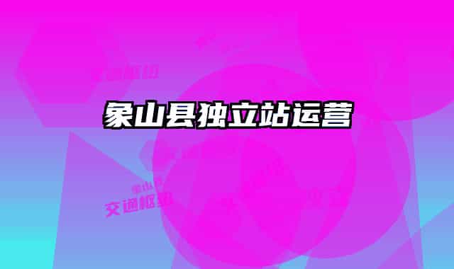 象山縣獨(dú)立站運(yùn)營