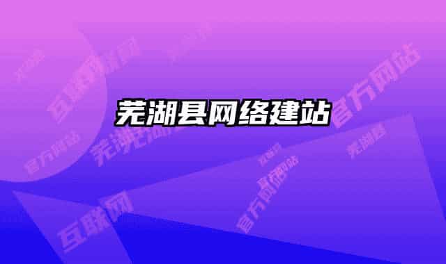蕪湖縣網(wǎng)絡(luò)建站