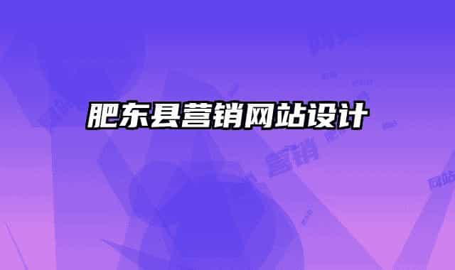 肥東縣營(yíng)銷(xiāo)網(wǎng)站設(shè)計(jì)