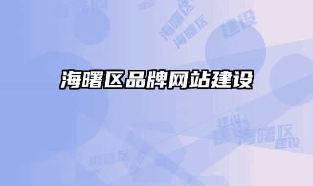 海曙區(qū)品牌網(wǎng)站建設(shè)