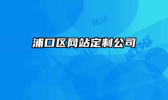 浦口區(qū)網(wǎng)站定制公司