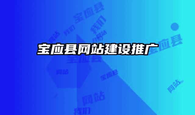 寶應(yīng)縣網(wǎng)站建設(shè)推廣