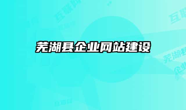 蕪湖縣企業(yè)網(wǎng)站建設(shè)
