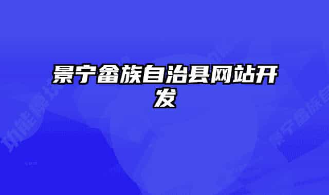景寧畬族自治縣網(wǎng)站開發(fā)
