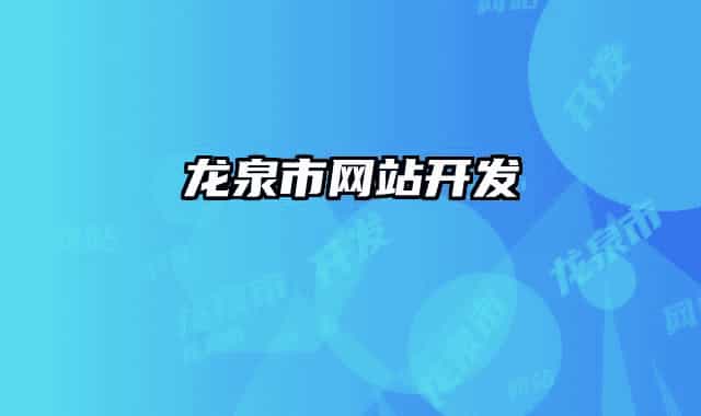 龍泉市網(wǎng)站開發(fā)
