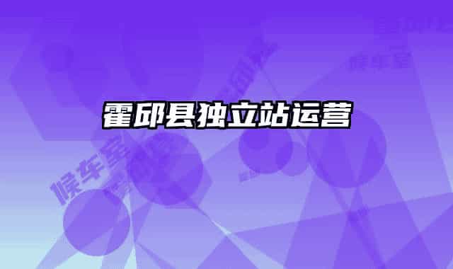 霍邱縣獨立站運營
