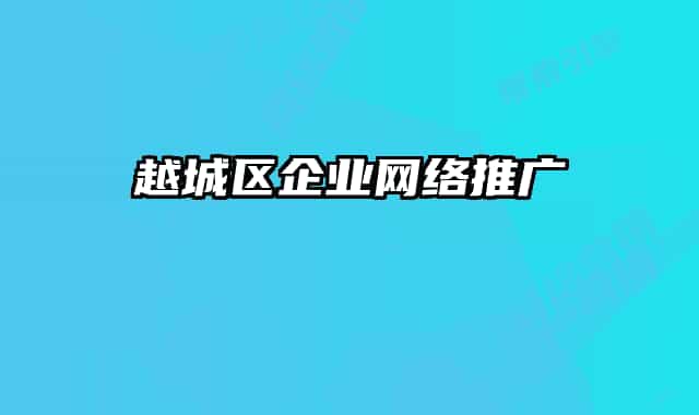 越城區(qū)企業(yè)網(wǎng)絡(luò)推廣