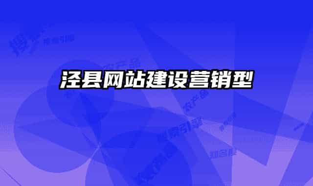 涇縣網(wǎng)站建設(shè)營銷型