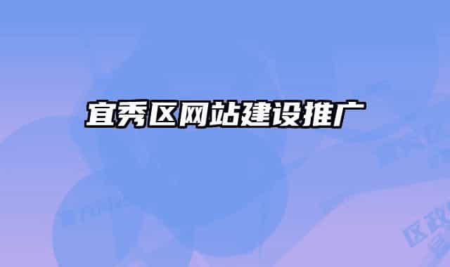 宜秀區(qū)網(wǎng)站建設(shè)推廣