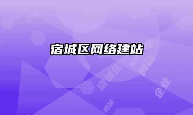 宿城區(qū)網(wǎng)絡(luò)建站