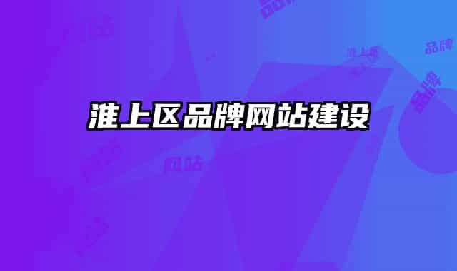 淮上區(qū)品牌網(wǎng)站建設(shè)