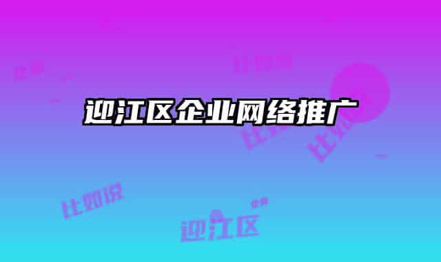 迎江區(qū)企業(yè)網(wǎng)絡(luò)推廣