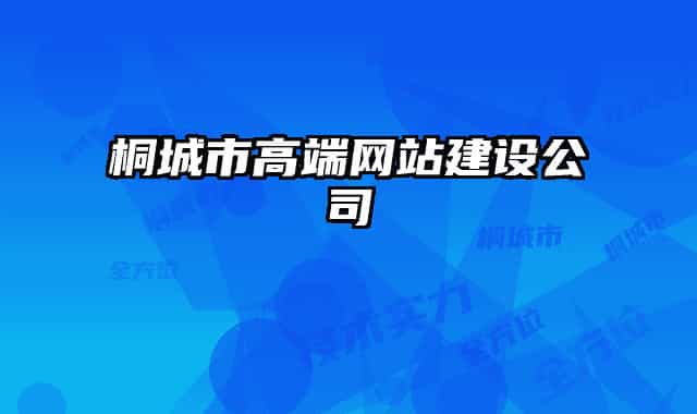 桐城市高端網(wǎng)站建設(shè)公司