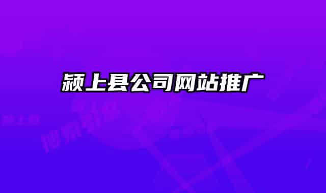 潁上縣公司網(wǎng)站推廣