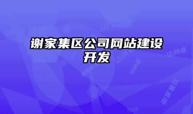 謝家集區(qū)公司網(wǎng)站建設開發(fā)